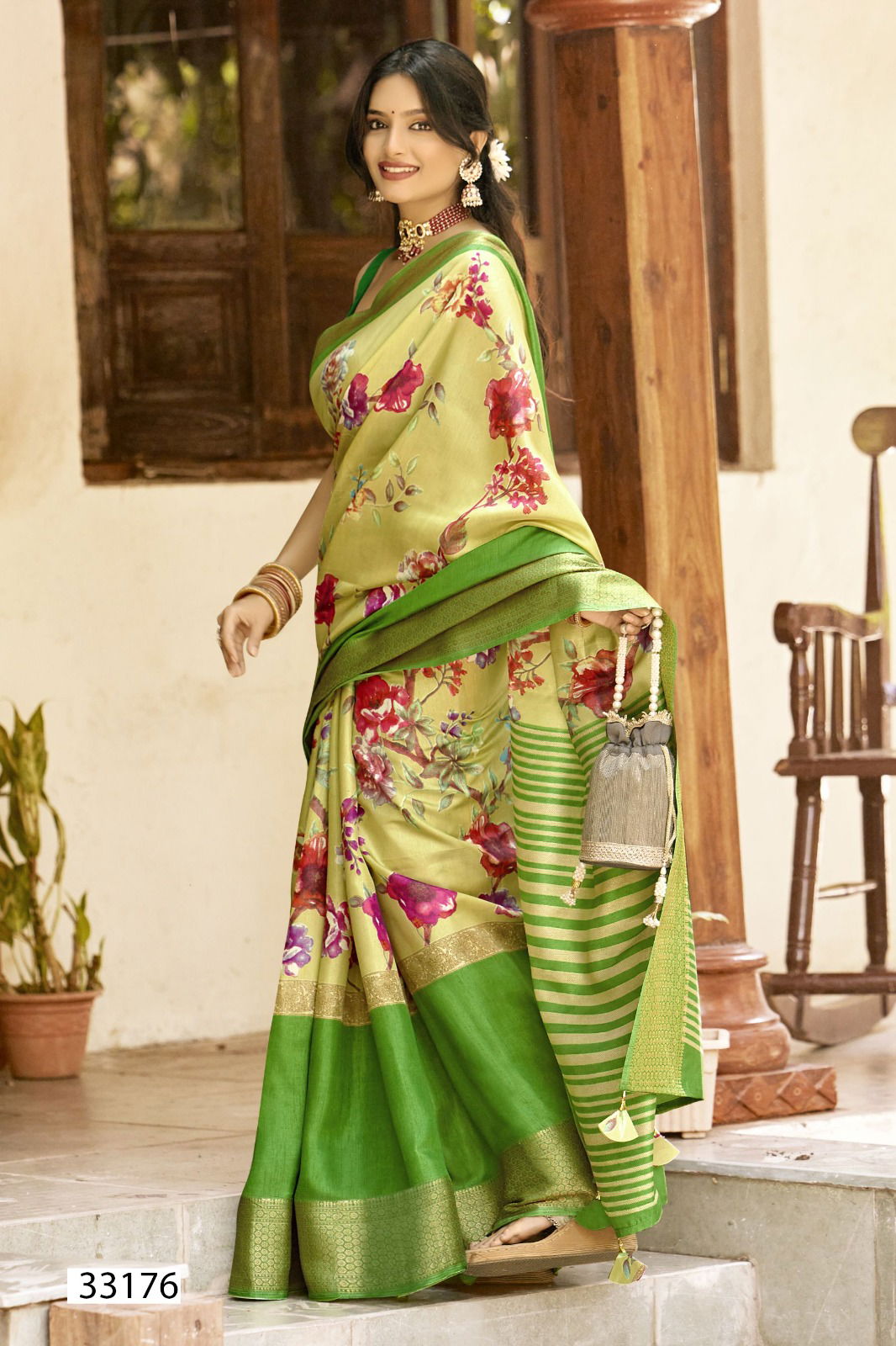 Anulata Vol 11 By Vallabhi Dola Silk Printed Saree Wholesalers In Delhi
